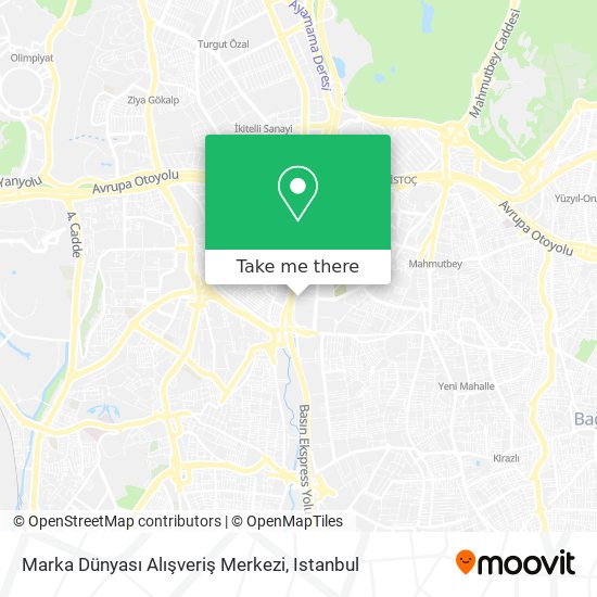 Marka Dünyası Alışveriş Merkezi map