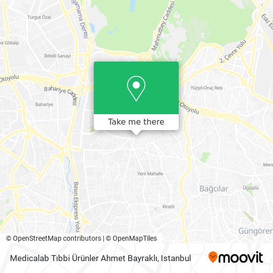 Medicalab Tıbbi Ürünler Ahmet Bayraklı map
