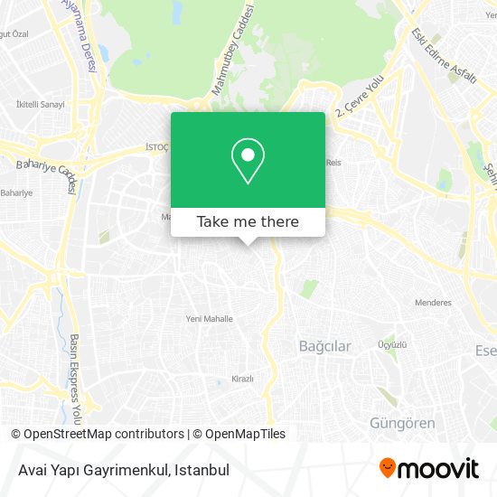 Avai Yapı Gayrimenkul map