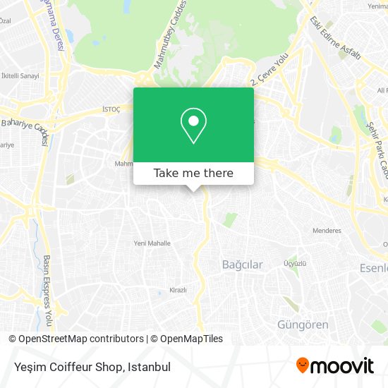 Yeşim Coiffeur Shop map