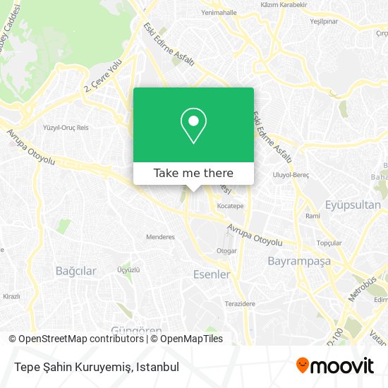 Tepe Şahin Kuruyemiş map
