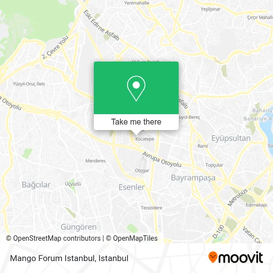 Mango Forum Istanbul map