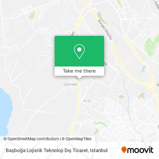 Başboğa Lojistik Teknoloji Dış Ticaret map