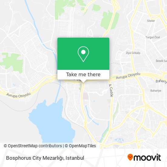 Bosphorus City Mezarlığı map