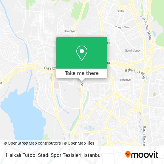 Halkalı Futbol Stadı Spor Tesisleri map