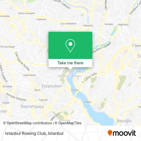 Istanbul Rowing Club map
