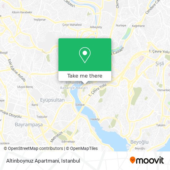 Altinboynuz Apartmani map