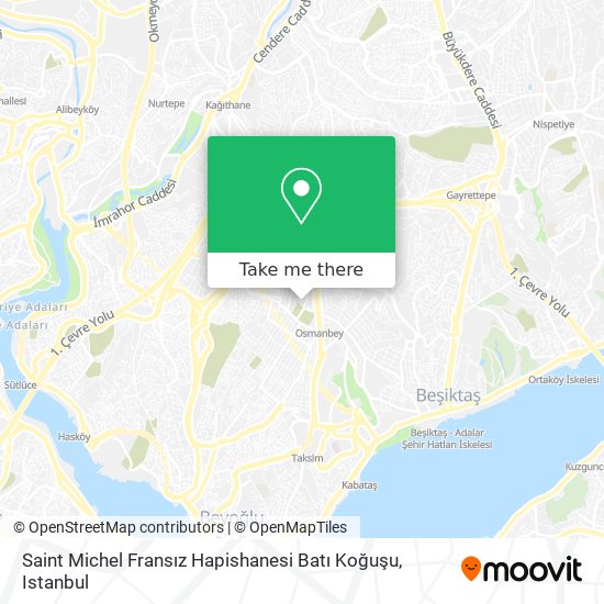 Saint Michel Fransız Hapishanesi Batı Koğuşu map