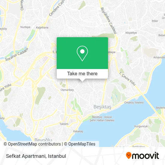 Sefkat Apartmani map