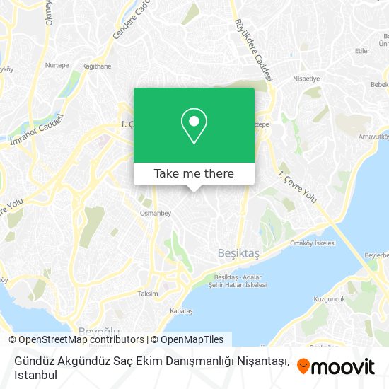 Gündüz Akgündüz Saç Ekim Danışmanlığı Nişantaşı map