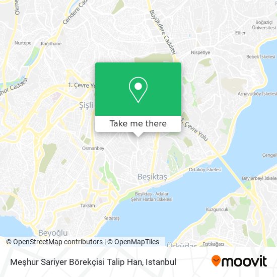 Meşhur Sariyer Börekçisi Talip Han map