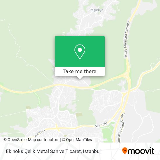 Ekinoks Çelik Metal San ve Ticaret map