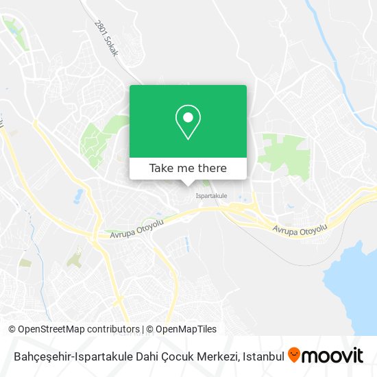Bahçeşehir-Ispartakule Dahi Çocuk Merkezi map