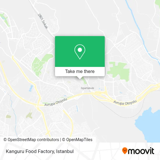 Kanguru Food Factory map