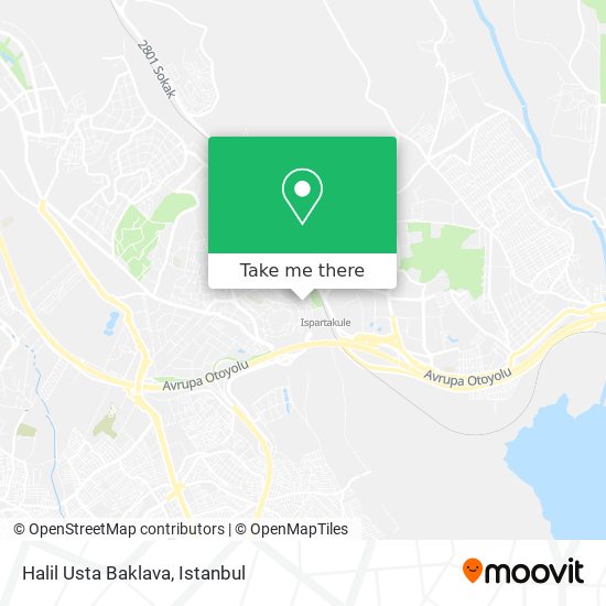 Halil Usta Baklava map