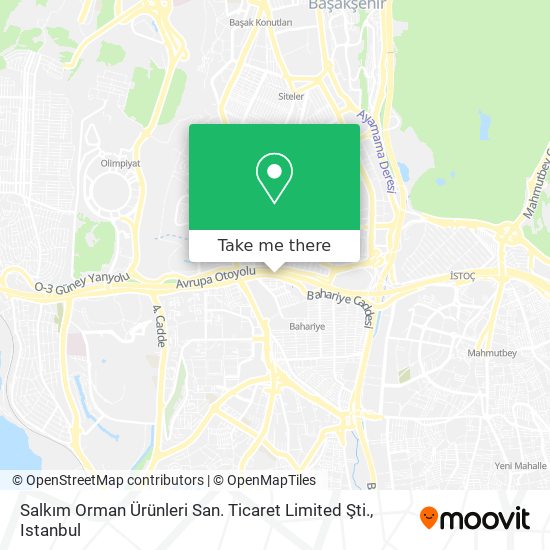 Salkım Orman Ürünleri San. Ticaret Limited Şti. map