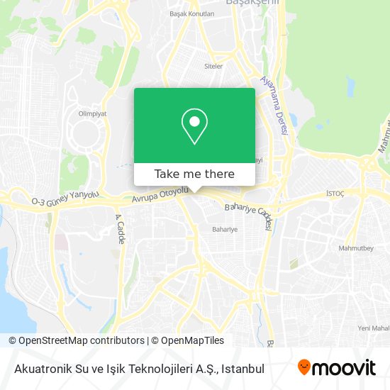 Akuatronik Su ve Işik Teknolojileri A.Ş. map