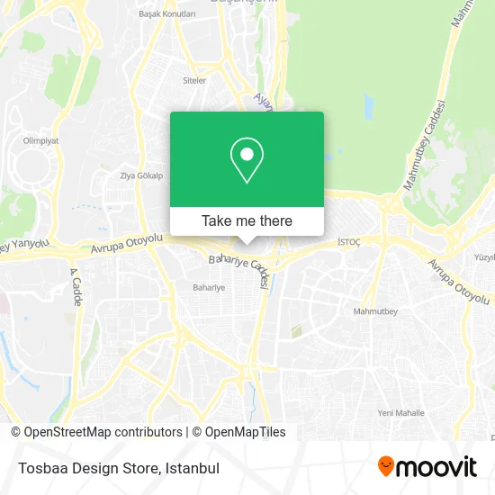 Tosbaa Design Store map