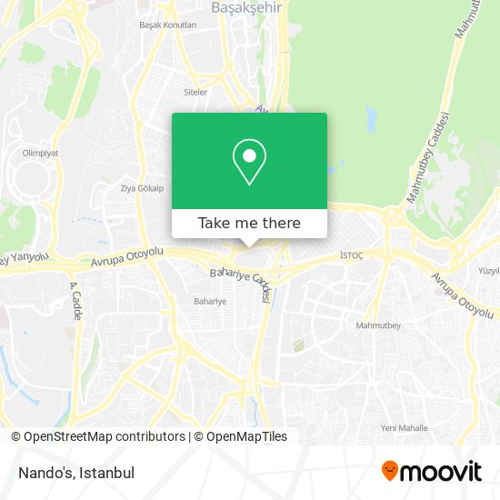 Nando's map