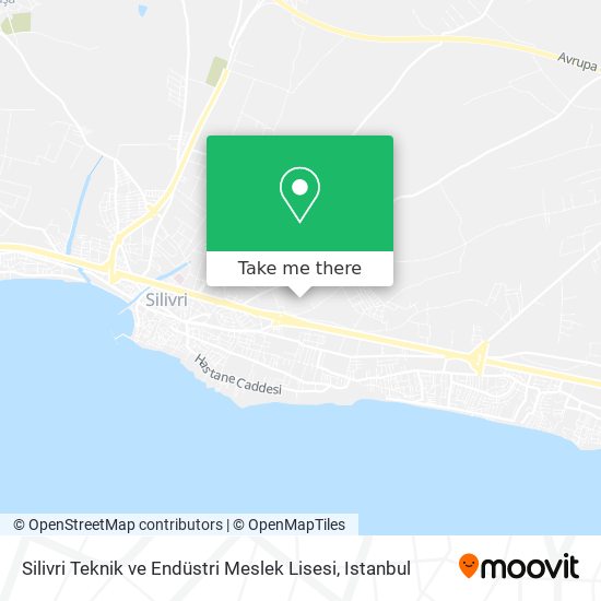 Silivri Teknik ve Endüstri Meslek Lisesi map