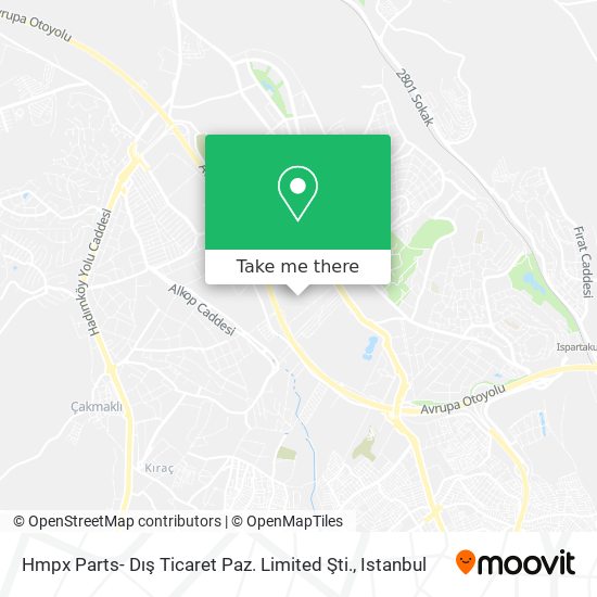 Hmpx Parts- Dış Ticaret Paz. Limited Şti. map