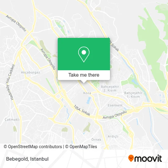 Bebegold map