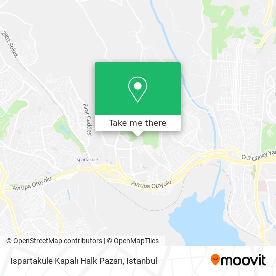Ispartakule Kapalı Halk Pazarı map