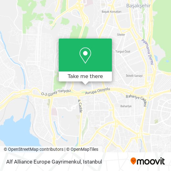 Alf Alliance Europe Gayrimenkul map
