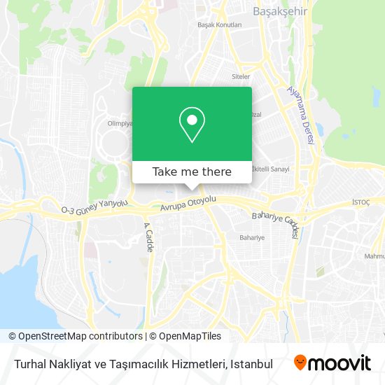 Turhal Nakliyat ve Taşımacılık Hizmetleri map