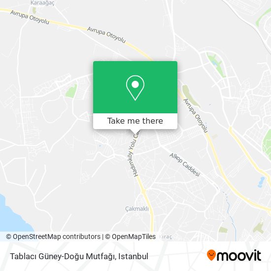 Tablacı Güney-Doğu Mutfağı map