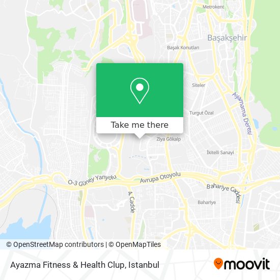 Ayazma Fitness & Health Clup map