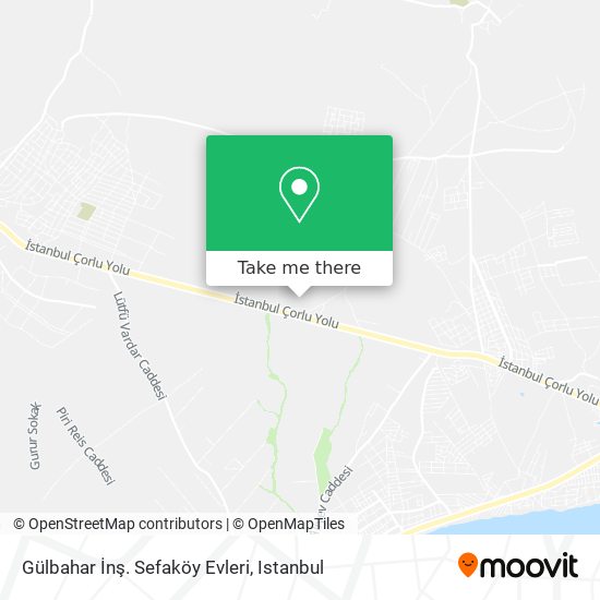 Gülbahar İnş. Sefaköy Evleri map