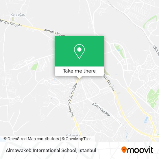 Almawakeb International School map