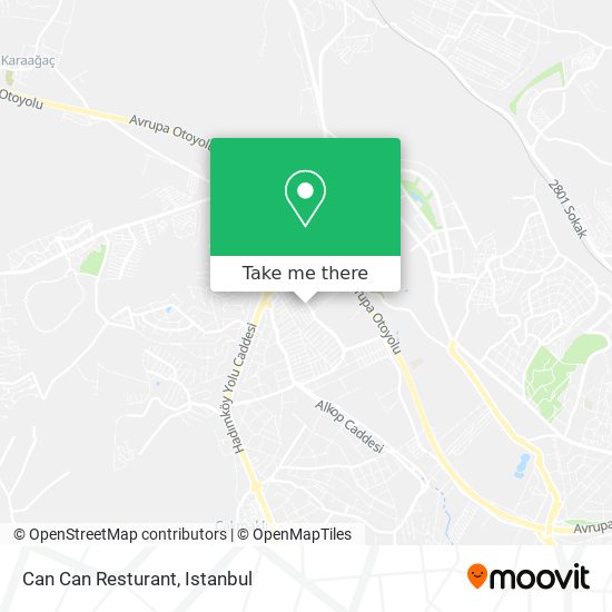 Can Can Resturant map