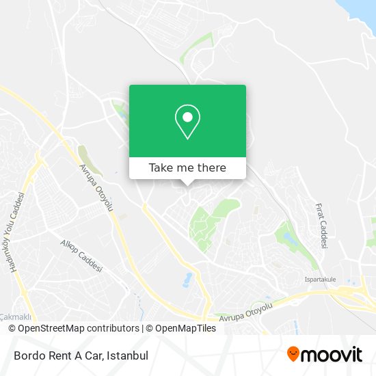 Bordo Rent A Car map