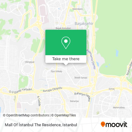 Mall Of İstanbul The Residence map