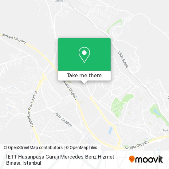 İETT Hasanpaşa Garajı Mercedes-Benz Hizmet Binasi map