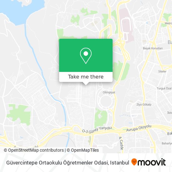 Güvercintepe Ortaokulu Öğretmenler Odasi map