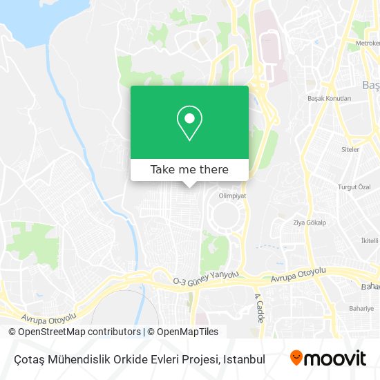 Çotaş Mühendislik Orkide Evleri Projesi map