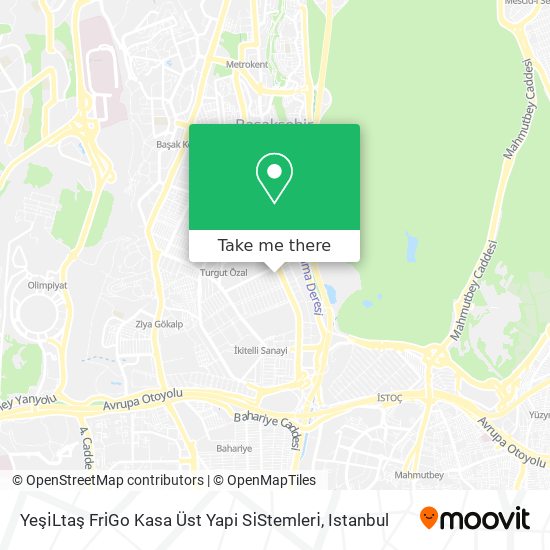Yeşi̇Ltaş Fri̇Go Kasa Üst Yapi Si̇Stemleri̇ map