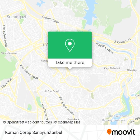 Kaman Çorap Sanayi map