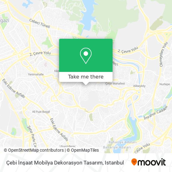 Çebi İnşaat Mobilya Dekorasyon Tasarım map