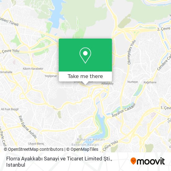 Florra Ayakkabı Sanayi ve Ticaret Limited Şti. map