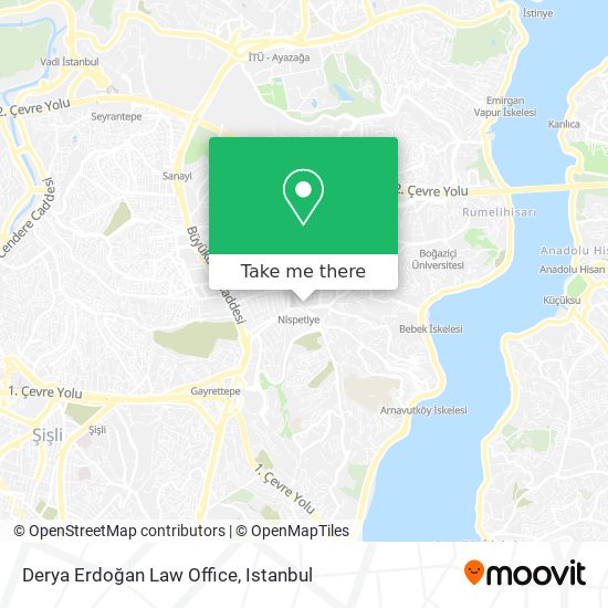 Derya Erdoğan Law Office map