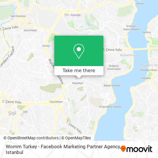 Womm Turkey - Facebook Marketing Partner Agency map