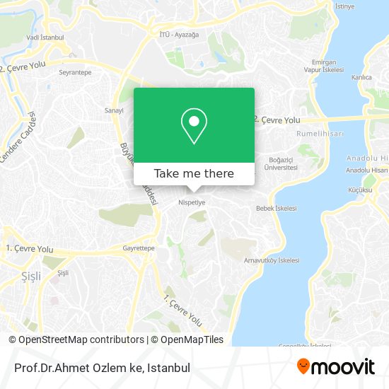 Prof.Dr.Ahmet Ozlem ke map