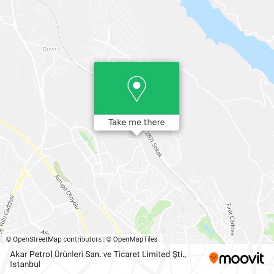 Akar Petrol Ürünleri San. ve Ticaret Limited Şti. map