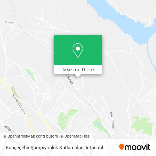 Bahçeşehir Şampiyonluk Kutlamaları map