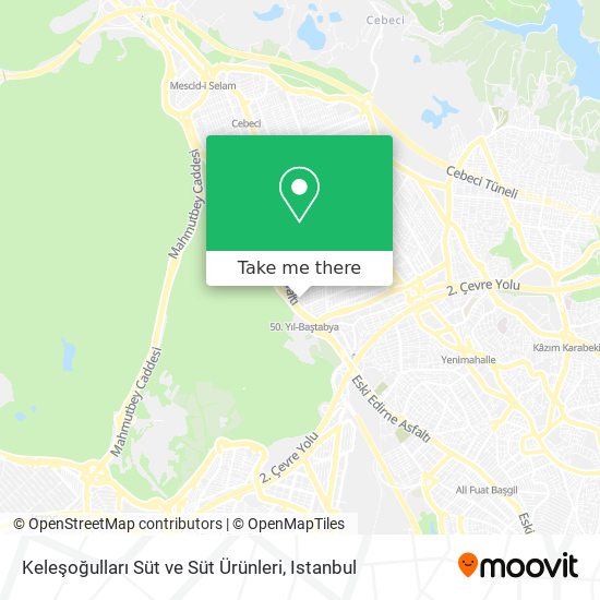 Keleşoğulları Süt ve Süt Ürünleri map
