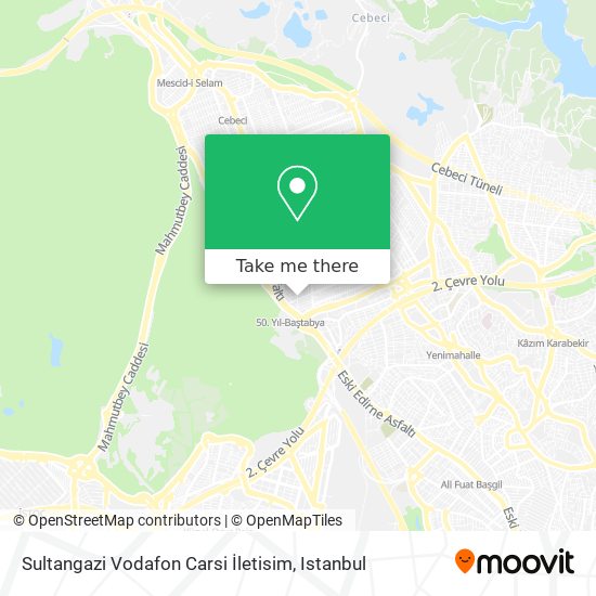 Sultangazi Vodafon Carsi İletisim map